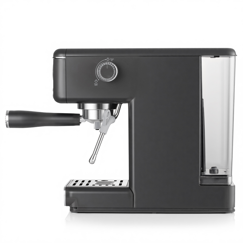 RAF Semi-Automatic Espresso Coffee Machine 1300W | 20 Bar High-Pressure Coffee Maker with Dual Boiler | 1.2L Water Tank, Steam Wand Milk Frother & Pressure Gauge
