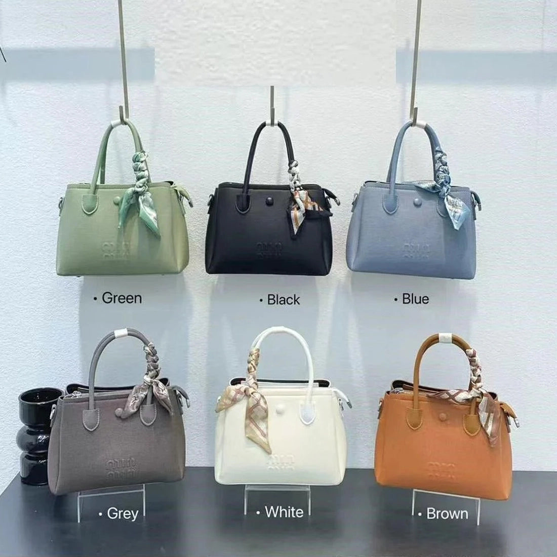 Soft Shell Scarf Handle Bag