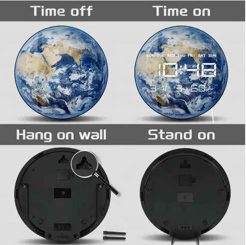 Jiugong - LED Planet Electronic Clock